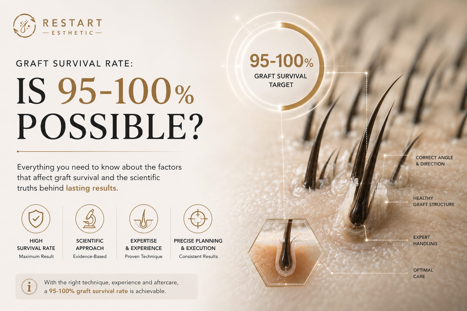 Graft survival rate: extraction, handling time, donor preparation, recipient site factors