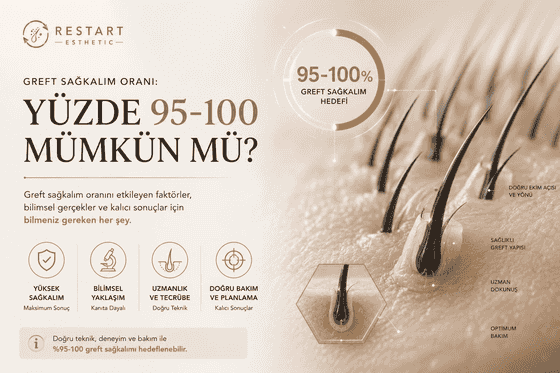 Greft sağkalım oranı: extraction, handling time, donör hazırlığı, alıcı alan faktörleri