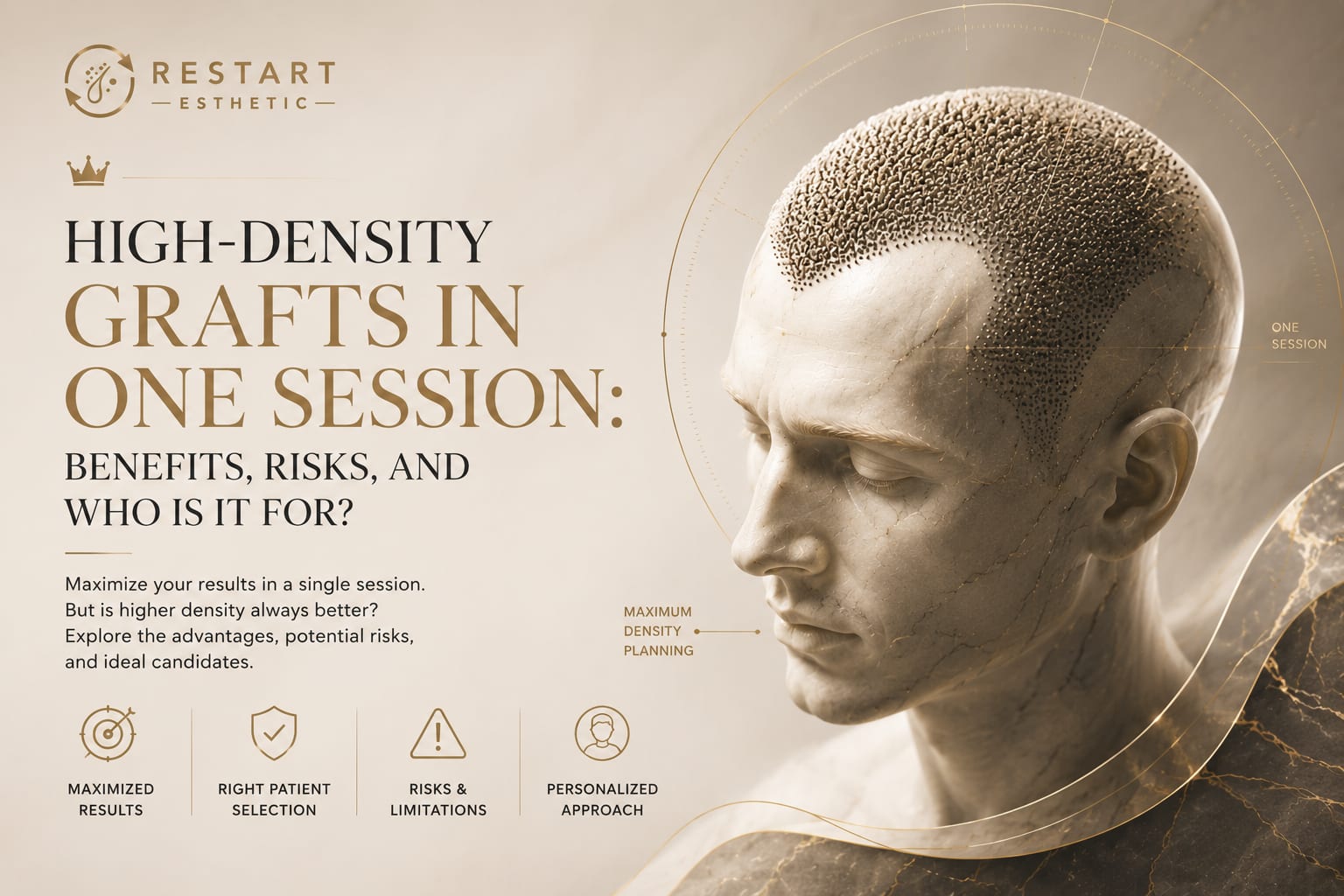 Single session high density grafts: 4000+ grafts, donor density, surgical precision, graft quality