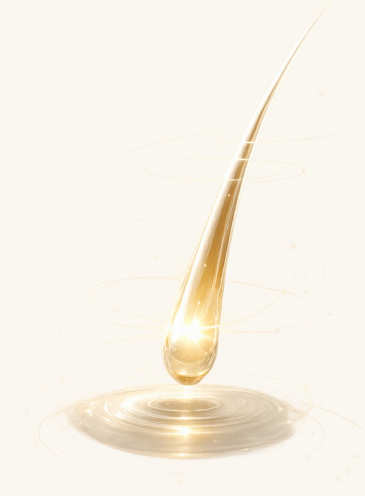 Structural view of a single follicular unit (graft) and its delicate bulb region